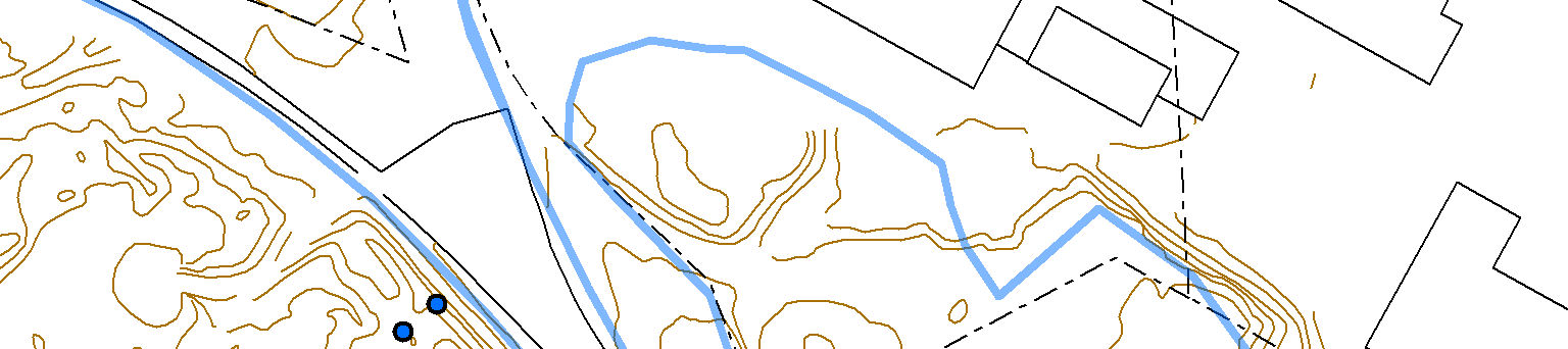 Cirka 120 m sydväst om den nu aktuella ytan, under Gruvrondellen, gjordes en förundersökning 1997.