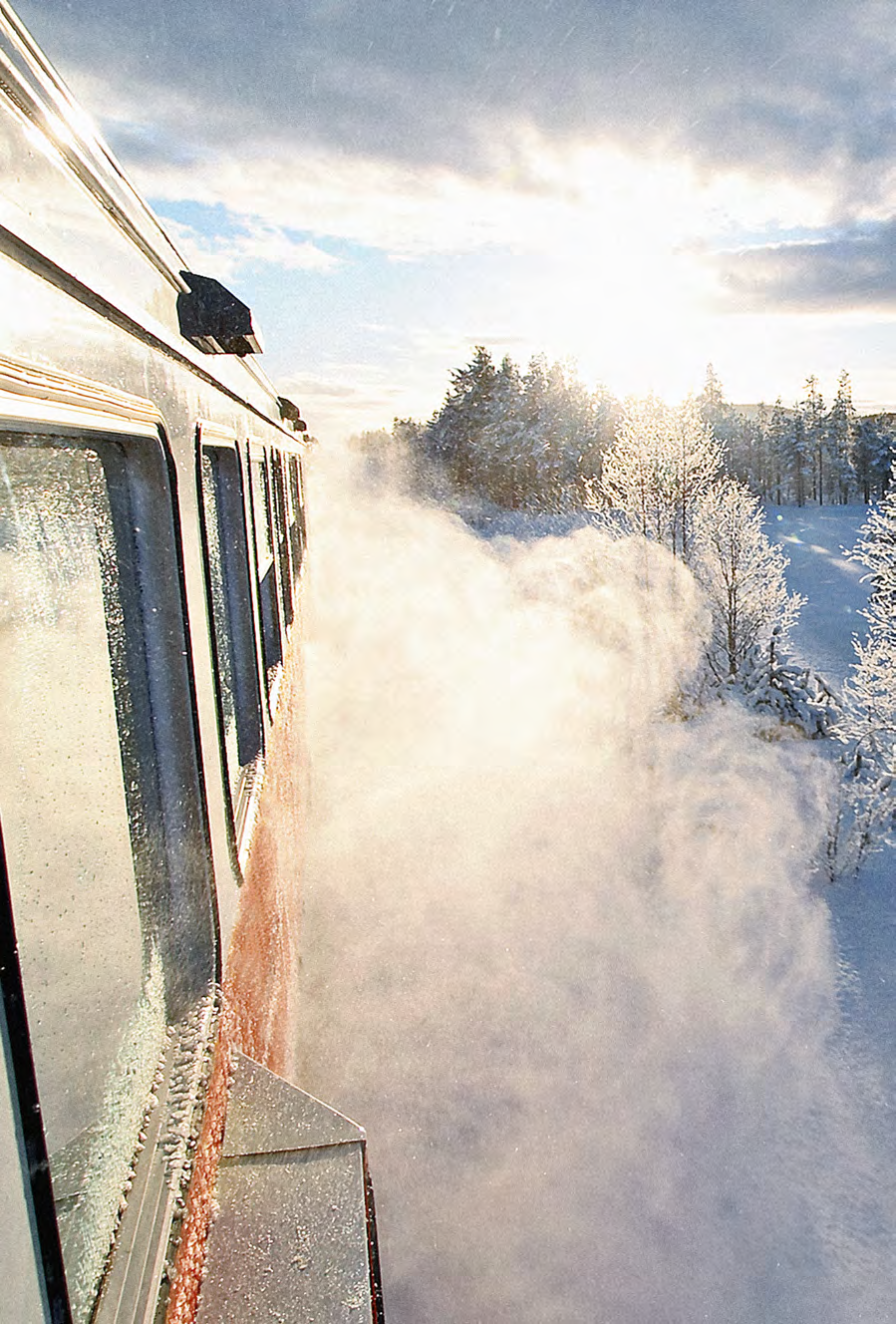 Ta tåget till......jobbet, stugan, fjället, kompisen MORA - ÖSTERSUND 22 DECEMBER 2016-11 JUNI 2017 Hållplats/Station 22/12-11/6 DAGL.