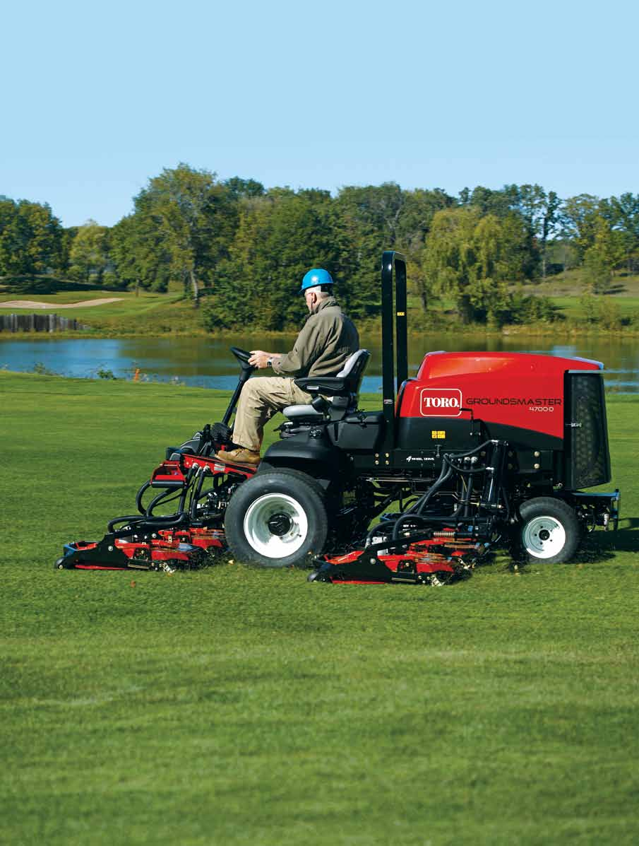 Groundsmaster 4700-D Toro Groundsmaster 4700-D avser att ge dig en extra stor avkastning på din investering.