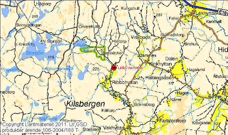 Skattad täthet/100 m 2 i Lillån 0+öring >0+öring Antal 5 4 3 2 1 0 2004 2010 Resultat från elfisket 2010 jämfört med ett tidigare fiske.