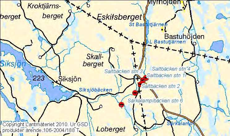 Elfiskestationen i Särkalampibäcken. Trösälven, 138-591 Fiskena har inte utförts av Länsstyrelsen. Primärdata och övrig information hänvisas till Fiskeriverket.