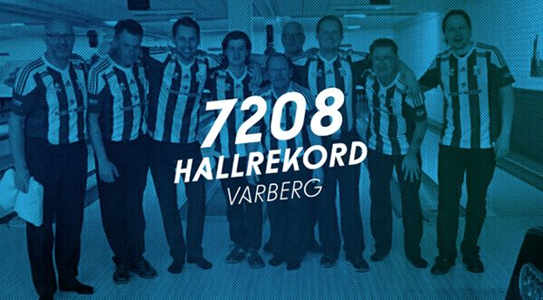 HALLREKORD I VARBERG I Varberg exploderade det för A-laget och man satte hallrekord med fina 7208 mot BK