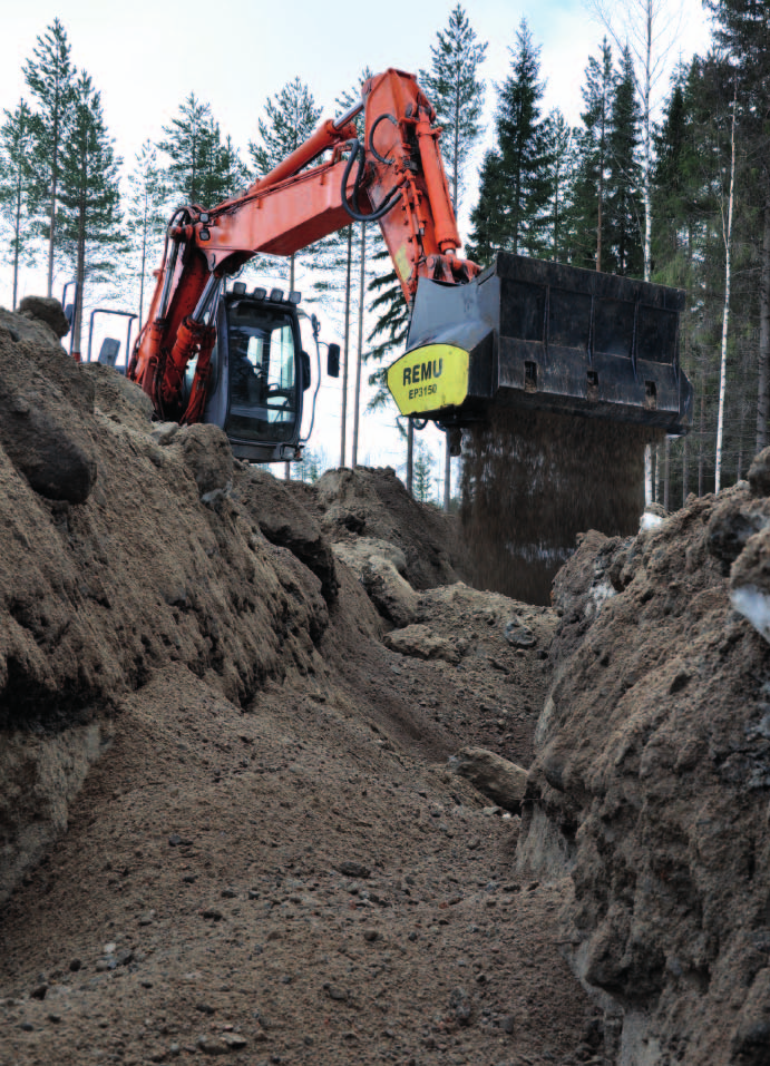 Jord Skyddsfyllnad REMU siktskopor och siktverk är en av världens effektivaste jordfabriker i de flesta material och väderförhållanden.