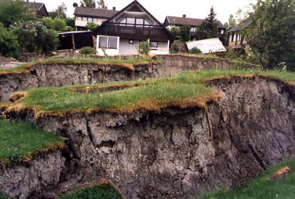 Figur 9-7. Skred i Vagnhärad 1997. Foto: SGI.