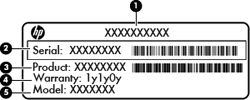 7 Kundsupport Kontakta kundsupport Om varken informationen i den här användarhandboken, Referenshandbok för HP Notebook eller Hjälp och support ger svar på dina frågor kan du vända dig till support.