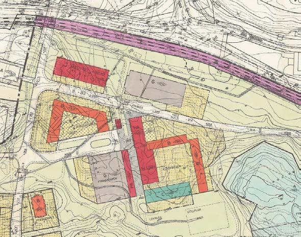 Planförhållanden och riktlinjer Översiktsplan I översiktsplan 2012 redovisas planområdet som område för bostad, inklusive park, skola och andra bostadskomplement.