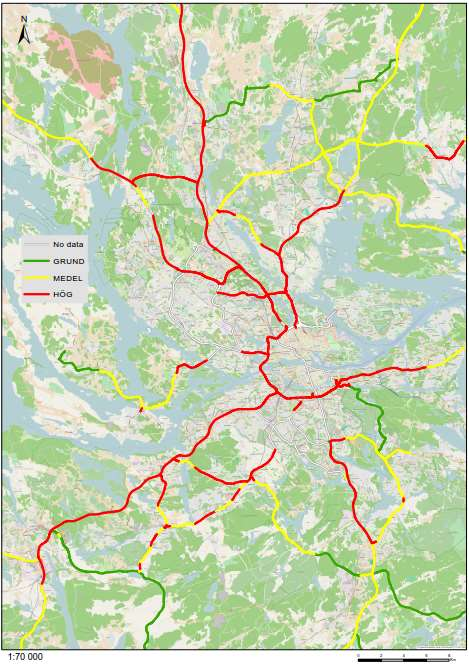 Bild 6 och 7 Föreslagna servicenivåer före och efter workshopen, dvs.