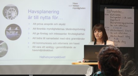 Havsplaneringsprocessen i sitt sammanhang Eva Rosenhall och Ingela Isaksson gav en inledande presentation kring varför Sverige nu ska havsplanera.