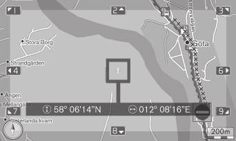 TRAFIKINFORMATION 1. I navigationkällans normalvy, tryck på OK/MENU och välj Trafikinformation Trafikinformation på karta.