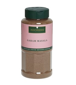 Garam betyder Het och Masala betyder Kryddblandning. Precis som curry så finns Garam Masala i många olika sammansättningar.