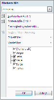 ANPASSA PIVOTTABELL Filtrera pivottabell Till höger om varje fältetikett i pivottabellen finns en listpil. Om du klickar på listpilen kan du själv välja vad som ska ingå i pivottabellen.