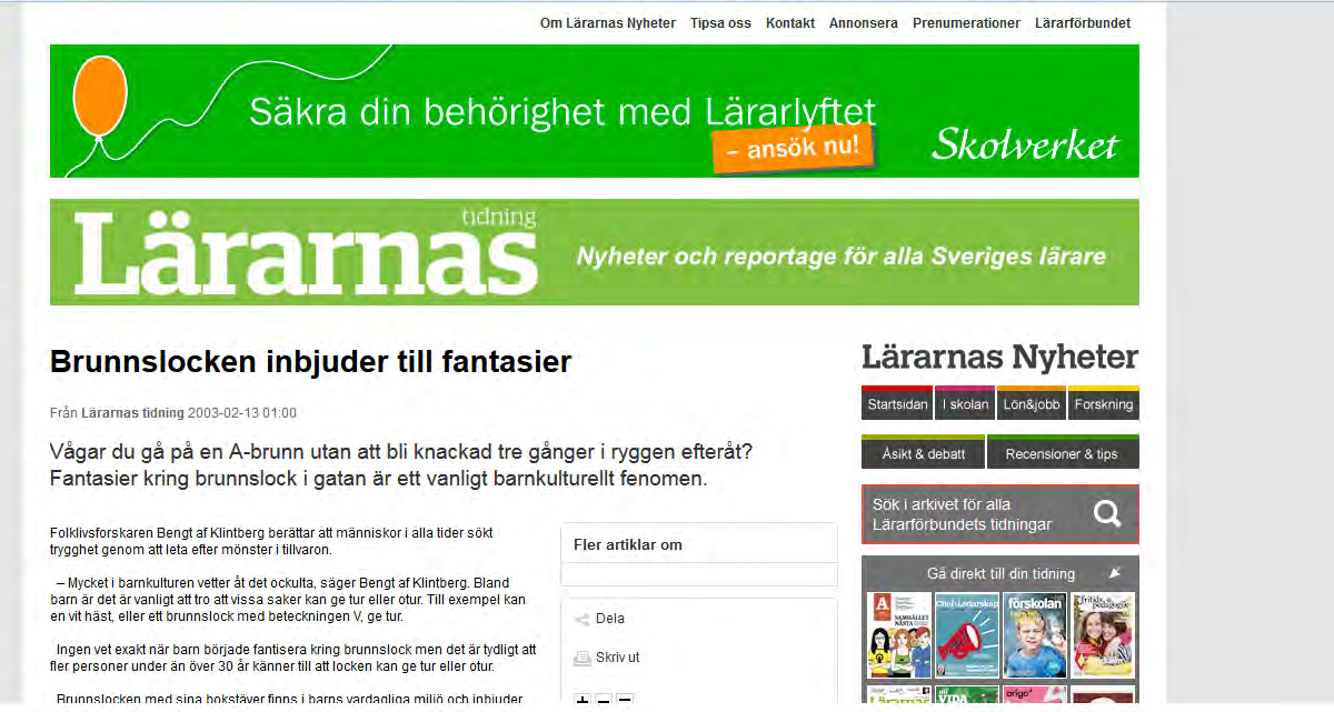 http://www.lararnasnyheter.