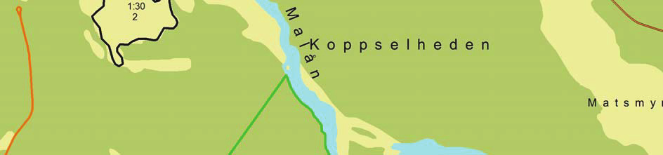 En bevattningsanläggning, 1 km lång, löper från en bäck (som rinner ut i Malåträsk S om vallen), runt vallen i en halvcirkelform. Bevattningsdiket är 1 1,5 m brett och 0,3 0,5 m djupt.