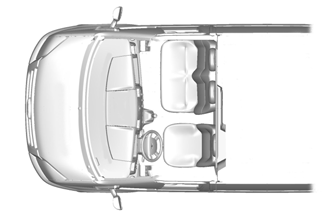 De främre luftkuddarna aktiveras inte vid mindre kollisioner, om bilen rullar runt eller vid påkörning bakifrån eller från sidan. E68905 Sidoluftkuddar är placerade i de främre sätenas ryggstöd.