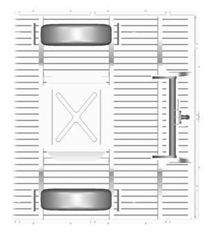 Hjulcentrum - utsida kula (förlängd ram) Dragkulans centrum - rambalk