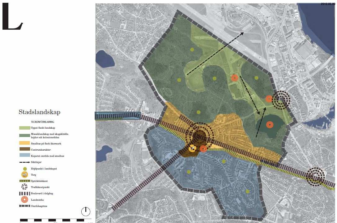 Sida 4 (10) Nuvarande förhållanden Stadsbild Örtuglandet 1 är en del av ett f.d. sjukhusområde. Det f.d. sjukhuset, Nymilen 1, som är sex våningar högt, byggdes kring 1990 om till bostadsrätter och kompletterades med två åttavånings punkthus.