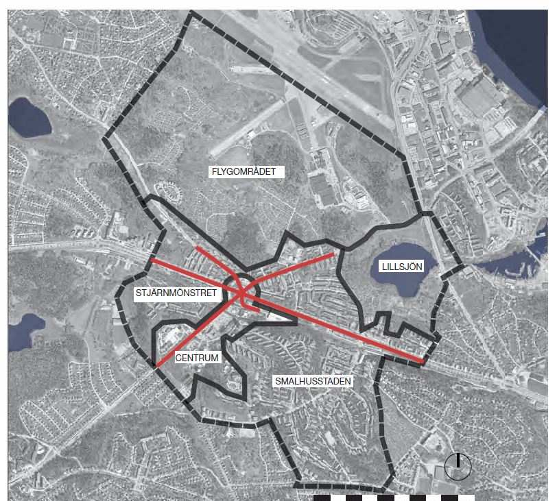 Sida 7 (10) Programmet för Centrala Brommas(Dnr 2010-20840) kulturmiljöanalys visar stadsdelens karaktärområden.