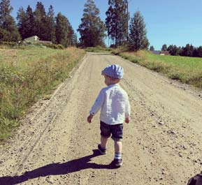 vandra i orörd Njut natur av och en upplev dag folkmusikens