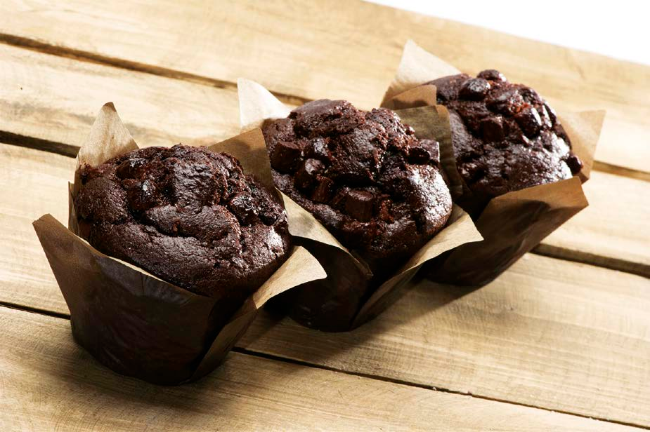 TULPAN, 110 G Stora muffins med chokladfyllning, tina