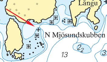 9 Nr 443 * 8492 Sjökort/Chart: 617, 6171, 6172 Sverige. Norra Östersjön. Torö. N Mjösundskobben.