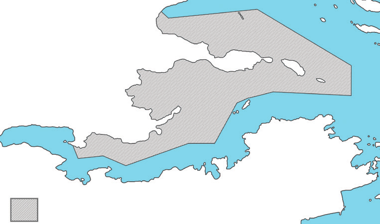 Nävekvarn Skäret Nävån 0 100 200 m Fredningsområde 1/4 till 1/11 2 Strandstuviken Allt fiske förbjudet i Strandstuviken och Snäckviken mellan Nyköping och Oxelösund.