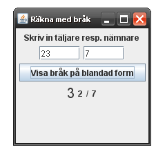 Kap 4 : Sid 16 Aritmetik Aritmetiska operatorer Antag att x, y och z är heltalsvariabler (int) och att x = 14 och y = 3 Räkneoperation Operator Java-sats z får värdet Benämning Addition + z = x + y;