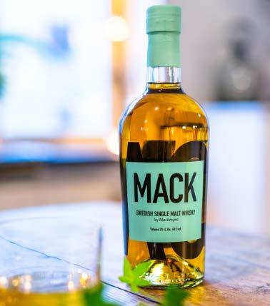 Nya produkter MACK by Mackmyra Mackmyra har med MACK by Mackmyra tagit ett strategiskt steg in i det prissegment där merparten av volymerna av whisky säljs idag.