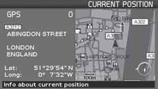 position. Tryck ENTER eller för att få information om platsen, t.ex.