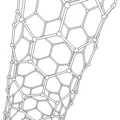 Kolnanotrådar 24 En kolnanotråd är väsentligen en rulle grafén Demonstrerat ned till 7 nm Tros gå att skala ned till 1.