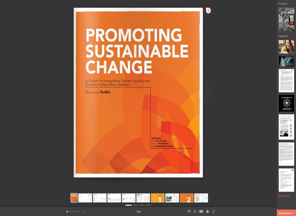 D5.2 GENOVATE Toolkit: Promoting Sustainable Change