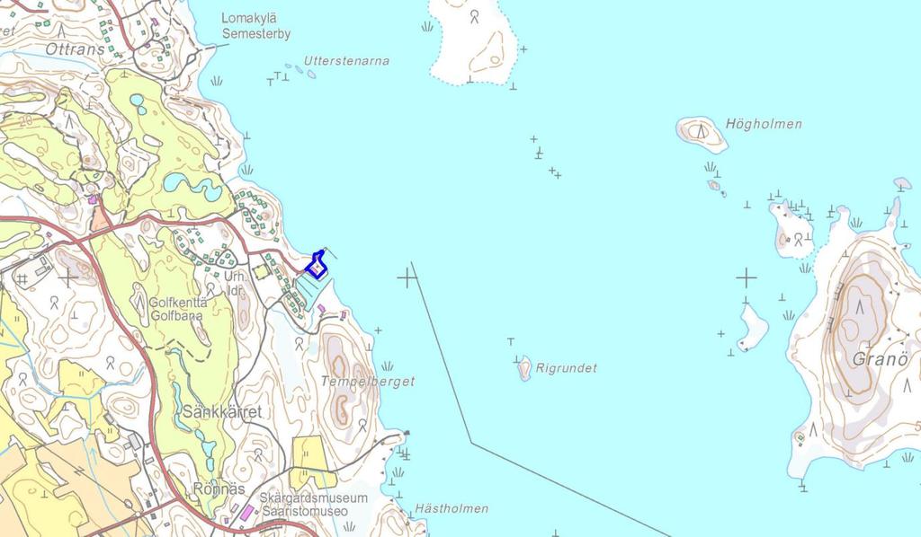 2 UTGÅNGSPUNKTERNA FÖR PLANERINGEN 1 PLANERINGSOMRÅDET OCH BAKGRUNDEN TILL PROJEKTET Planeringsområdet ligger i Isnäs i Lovisa, i närheten av Rönnäs golfbana och semesterby.