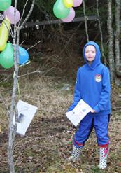 Tävlingsterrängen var skogen åt nordväst upp mot Skultunahållet.