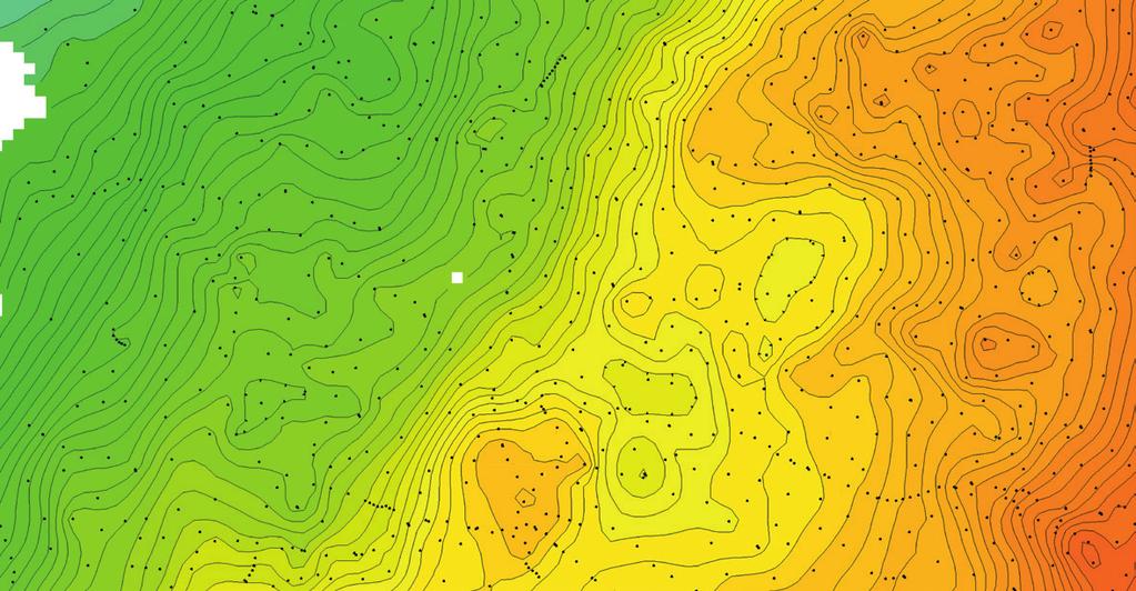 5 km Spektrometri hällar K U Th Figur 14.