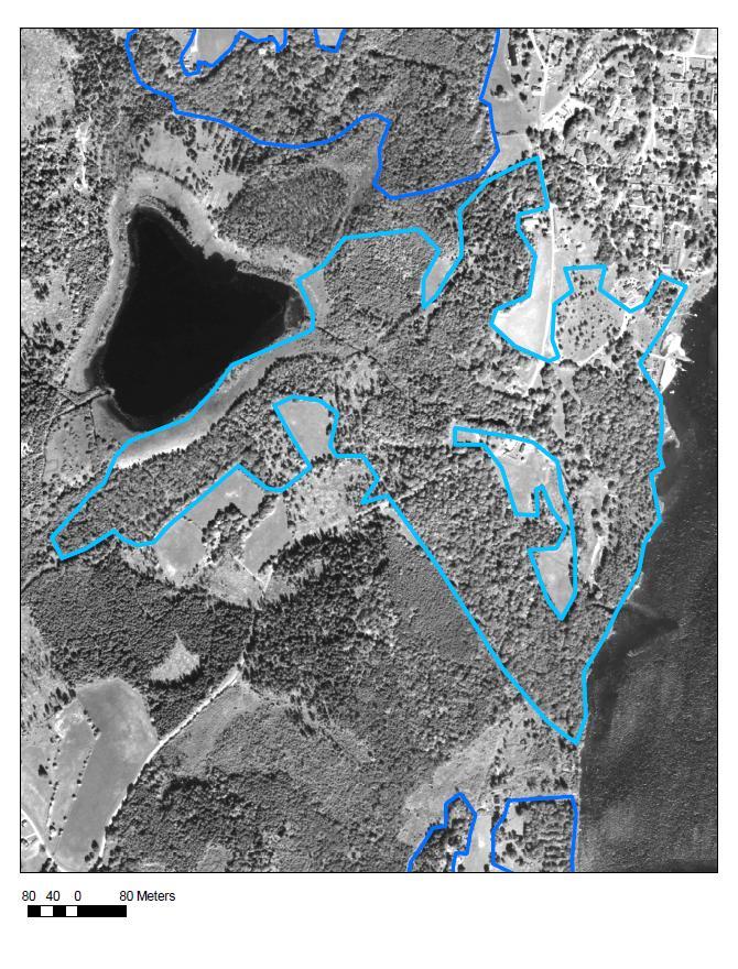 101. Norr om Rude kulle Datum 2011-05-21 Gammal storlek 36,69 ha Ny storlek 36,89 ha Åkrar har uteslutits och lövskog lagts till. Mycket av området utgörs av ekskog.