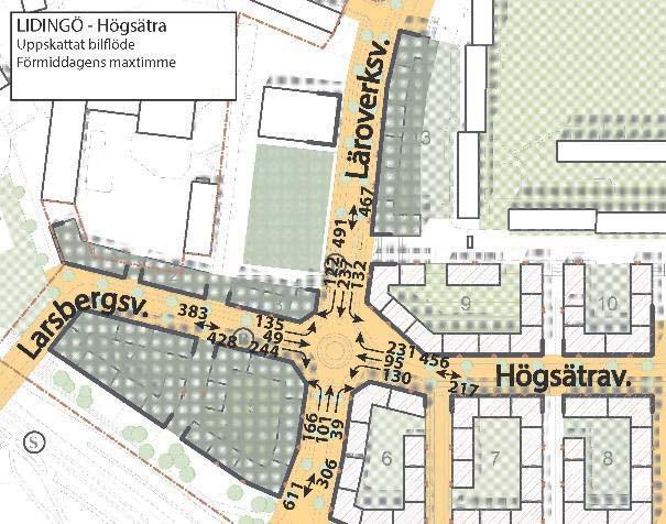 Underlag för ny bebyggelse i form av skiss daterad 2016-03-07 (Figur 1) med tillhörande lista över antal våningsplan.