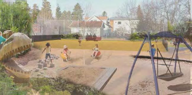 Tranparken omges av villa- och radhusbebyggelse. Parkområdet är planlagt som park enligt ändring av stadsplan från 1957. Det är Huddinge kommun som äger marken.