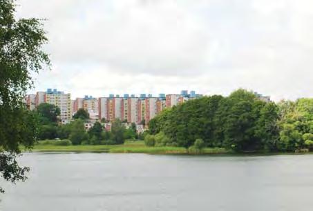 43. Fickpark Albysjön Platsen ligger vid mellan Albysjön, tunnelbanespåret och