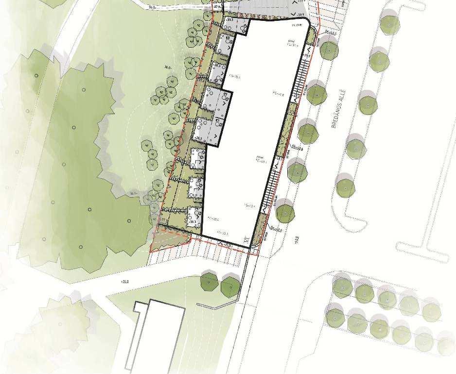 byggnadens entréplan