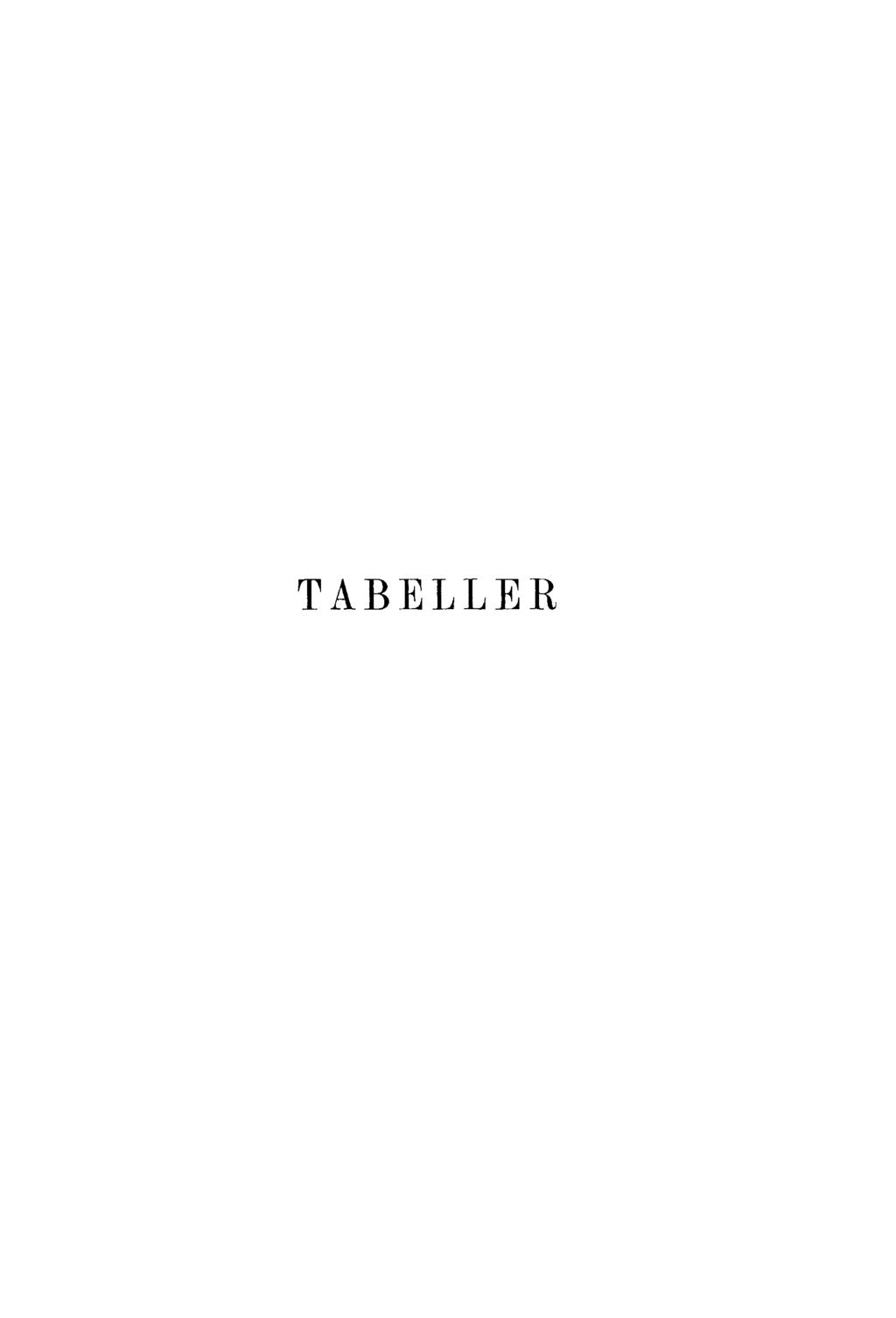 TABELLER