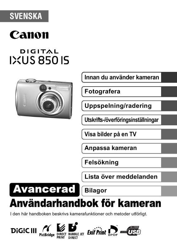 Du hittar svar på alla dina frågor i instruktionsbok (information, specifikationer,