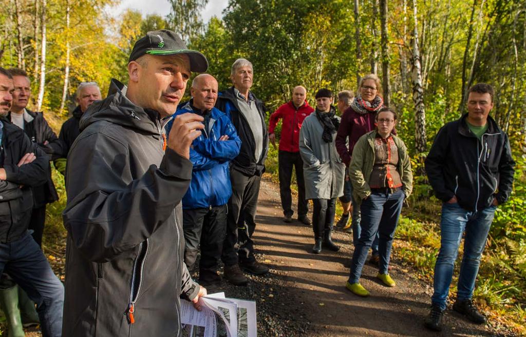 Exkursion i Östra Vätterbranterna med Lövsuccéprojektet.