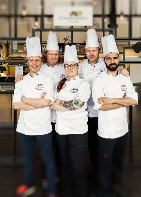 Team Sabis är regerande mästare i Culinary Olympics, kategorin Community Catering. De vann 2012 och använde då stek- och kokkärl från AMT.