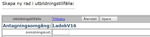 3. Uppgifter för att skapa tillfälle OBS.