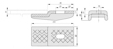 För montering av bottenramar Chassietjocklek: 7-8 mm eller 10-12 mm 0,700 kg/st Artikelnr.