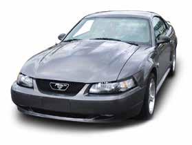 utseende till din Mustang. Levereras olackad.