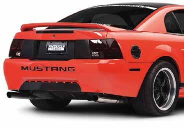 BRUSHED BLACK REAR DECKLID BLACKOUT DECAL 99-04 100347 1 200 kr