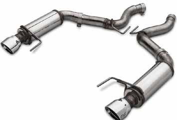 MAGNAFLOW STREET CATBACK SYSTEM (15-17 GT) Låt din Mustang spela upp sina härliga toner med ett par pipor från Magnaflow. 3 rör som avslutas med snygga ändrör på hela 4,5.