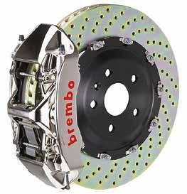 BREMBO GT 6-KOLVSOK FRAM MED 15 BORRADE SKIVOR För dig som vill ha de optimala bromsarna vid avancerad körning.