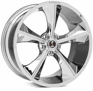 kr/st Passar Brembo-bromsar GT500 07-12 SHELBY CS70 MATTSVART Storlek 20x9 05-14 33902