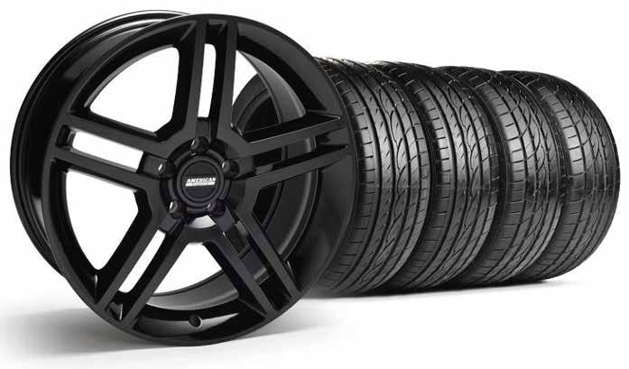 Satsen består av: 18x9 med Nitto NT555 däck 265/35/18 18x10 med Nitto NT555 däck 285/35/18 Passar Listpris V6/GT/Bullitt 05-14 (ej bilar med Brembo ok) 33314